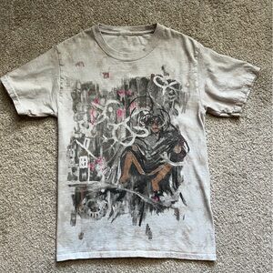 Kurt Cobain Grey Graphic T-Shirt